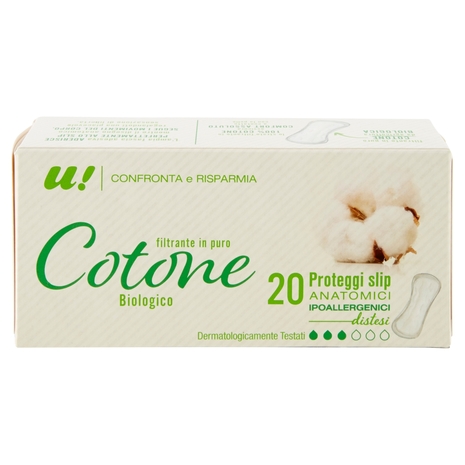 PROTEGGI SLIP ANATOMICI in Cotone Biologico U! Confronta e Risparmia